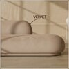 Eliteelegance Wood 2 Seater With Upholstery Non Storage Sofa In Beige Colour