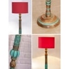 Devansh Wooden Floor Lamp