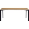Scandinavian Navid Dining Table White Natural Wood Finish