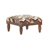 Teva Solid Wood  Ottomon in  Multicolor Colour