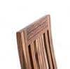 Columbus Sheesham Wood Dining Chair Set of 2 in Teak Finish