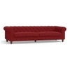 Winchester Premium 4 Seater Fabric Sofa in Salsa Red Colour
