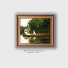 Artistry Green Antique Portrait Couple Rowing Boat Canvas Wall Prints Set of 1 Multicolor Matte