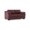 Trissino 2 Seater Premium Italian Leather Sofa In Bordeaux