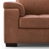 Trissino 2 Seater Luxury Italian Leather Sofa In Cognac Colour