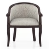 Florence Lounge Chair in Monochrome Paisley Colour