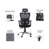 Align Pro Ergonomic High Back Office Chair in Black Colour