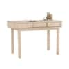 Scandinavian Ludlow Writing Desk Natural Wood Finish