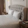 Stoa Paris Satin Bedsheet King Size Bed heet King Blue Combo 5