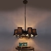 Devansh Dual Gold Metal  Wallmounted Lamp With Cotton Off-White Shade