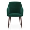 Owen Fabric Lounge Chair in  Luxe Green Colour