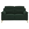 Niwara Velvet 2 Seater  sofa in Green Color