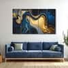 The Castle Decor Marble Abstract Wall Art Set of 5 Wooden Framed  Painting 27x48 Inch Style 1