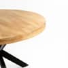 Vervella Shine Solid Wood 4 Seater Dining Table in Limewash Finish