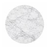Muse Side Table In Marble Top In Copper Colour