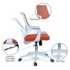 Xeanea Mid Back Ergonomic Chair in Orange Colour