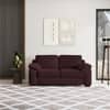 Esquel Premium 2 Seater Fabric Sofa in Deep Plum Velvet Colour