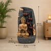 Water Fountain Golden Serenity Buddha Water Fountain in Multicolor Colour