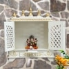 D'Dass Sheesham and Mdf Wooden Home Temple For Pooja Mandir For Home