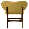 Twilight Yellow Fabric Accent Chair