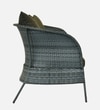 Paris 3+1+1 Seater Wicker Sofa Set in Dual Tone Grey Colour