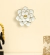 W-Veda Abstract Metal Wall Decor in White Set of 1