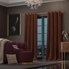 Stoa Paris Velvet Curtains for Door, Premium Dim-Out Curtain for Pack of 2, Date Night - Caramel Caress
