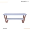 Amy Coffee Table in Frosty White Finish