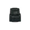 Avalon Leatherette One Seater Manual Recliner in Blue Colour