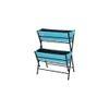 VegTrug Poppy Two Tier Ladder Planter with Blue Liner