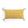 Beatrice Twenty Olive  And Natural Cotton Pillow Cover 12X20 Inches
