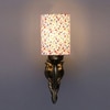 Devansh Metal Electric Wall Light in Antique Gold Colour with Multi Shade Count of 1 Light