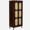 Mango Wood 2 Door Wardrobe in Tubbaq Finish