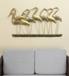 W-FRENCH Abstract Metal Wall Decor in Multicolor Set of 1