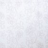 White And Lavender Shade Floral Cotton 400 Tc Fitted Double Queen Size Bedsheet With 2 Pillow Covers