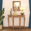 Taahira Console Table in Natural Teak Finish