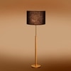 Devansh Wood & Metal Floor Lamp