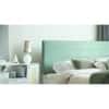 Ahimsa Engineered Wood Queen Size Bed In White Finish