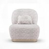 Opus 1 Seater Fabric Sofa in Dusk Grey Colour