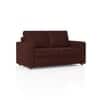 Apollo 2 Seater  Fabric Sofa In Deep Crimson Velvet Colour