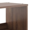 Megan Engineered Wood Bookshelf in Classic Walnut Finish