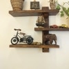 Fiona Wooden Wall Shelf Organiser