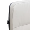 Ettorez Flair Hb Ultra Premium Leatherette Office Chair In Cream And Gray Colour