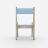 Topolino Engineered Wood Kids Chair in Light Blue Colour