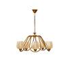 Lorena 5 Light Brass Finish Modern Chandelier