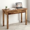 Amroha Sheesham Wood Study Computer Table In Natural Teak Finish