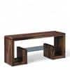 Allen Sheesham Wood Minimalist Tv Entertainment Unit For Tv Upto 55 Inch In Provisional Teak Finish