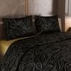 Stoa Paris Satin Comforter King Size with 2 Pillow Covers, 300TC Comforter Set Covers, Midnight Opera