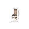 Oakmont Sheesham Wood Accent 6 Seater Dining Table Set