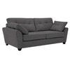 Edo 3 Seater Uphostered Sofa in Grey Colour